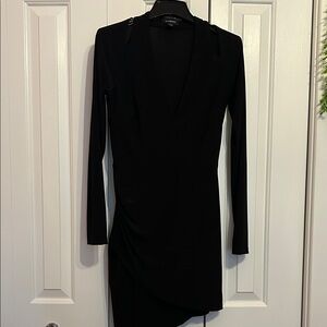 Le Chateau Black Long Sleeve Dress